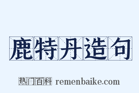 鹿特丹造句是什么意思的图片